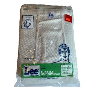 Vintage Lee Mens Thermal Underwear Long Johns Size XL Ankle Length USA